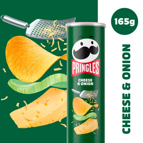 Pringles Cheese & Onion, 165gx6Pcs