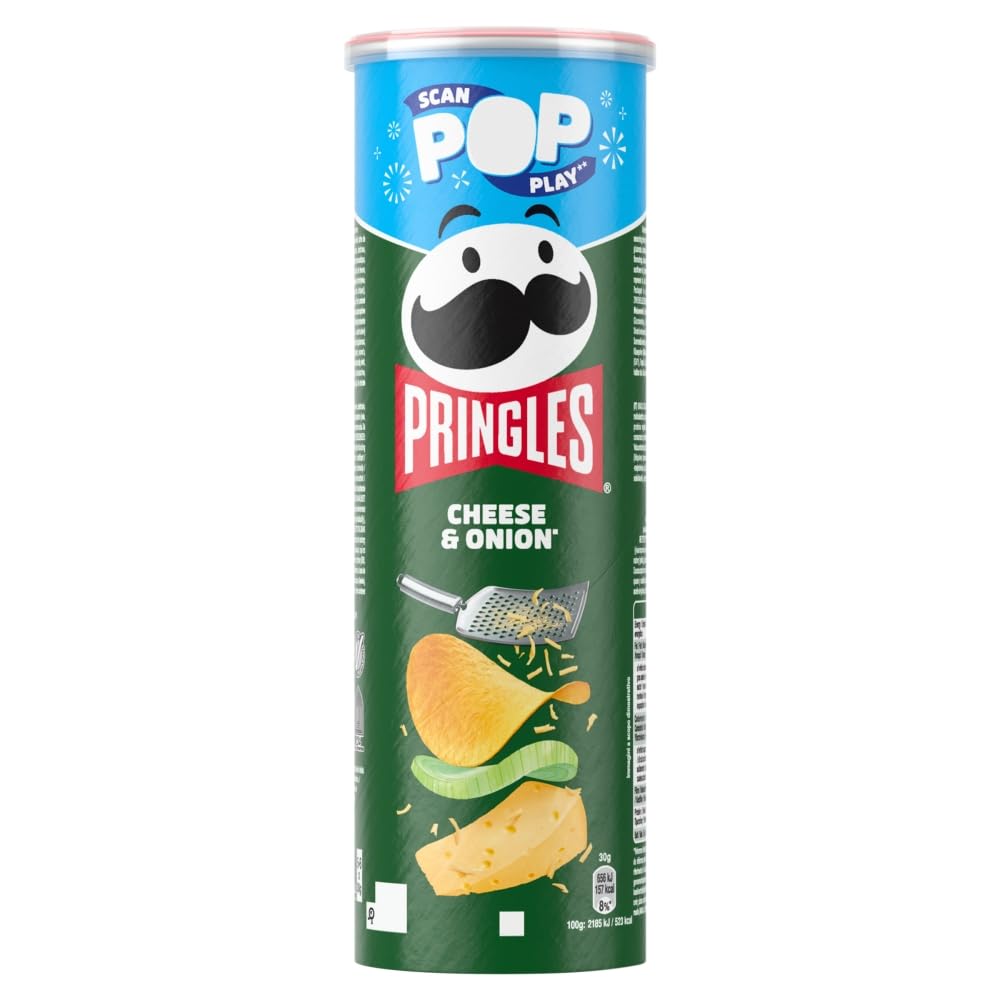 Pringles Cheese & Onion, 165gx6Pcs