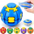 Focus Spinner Ball Fidget Toy, PRE-Booking Press-to-Spin 360° Rotating Stress Relief Ball, Fidget Toy for Kids & Adults, Press and Spin Ball Anxiety Relief, Desk Toy