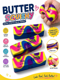 2 Packs Slow Rising Butter Squishy, Squishies Butter Squeeze Toys Pack Sensory Stress Relief Soft & Stretchy Fidget Toy for Party Favors Squishy Butter