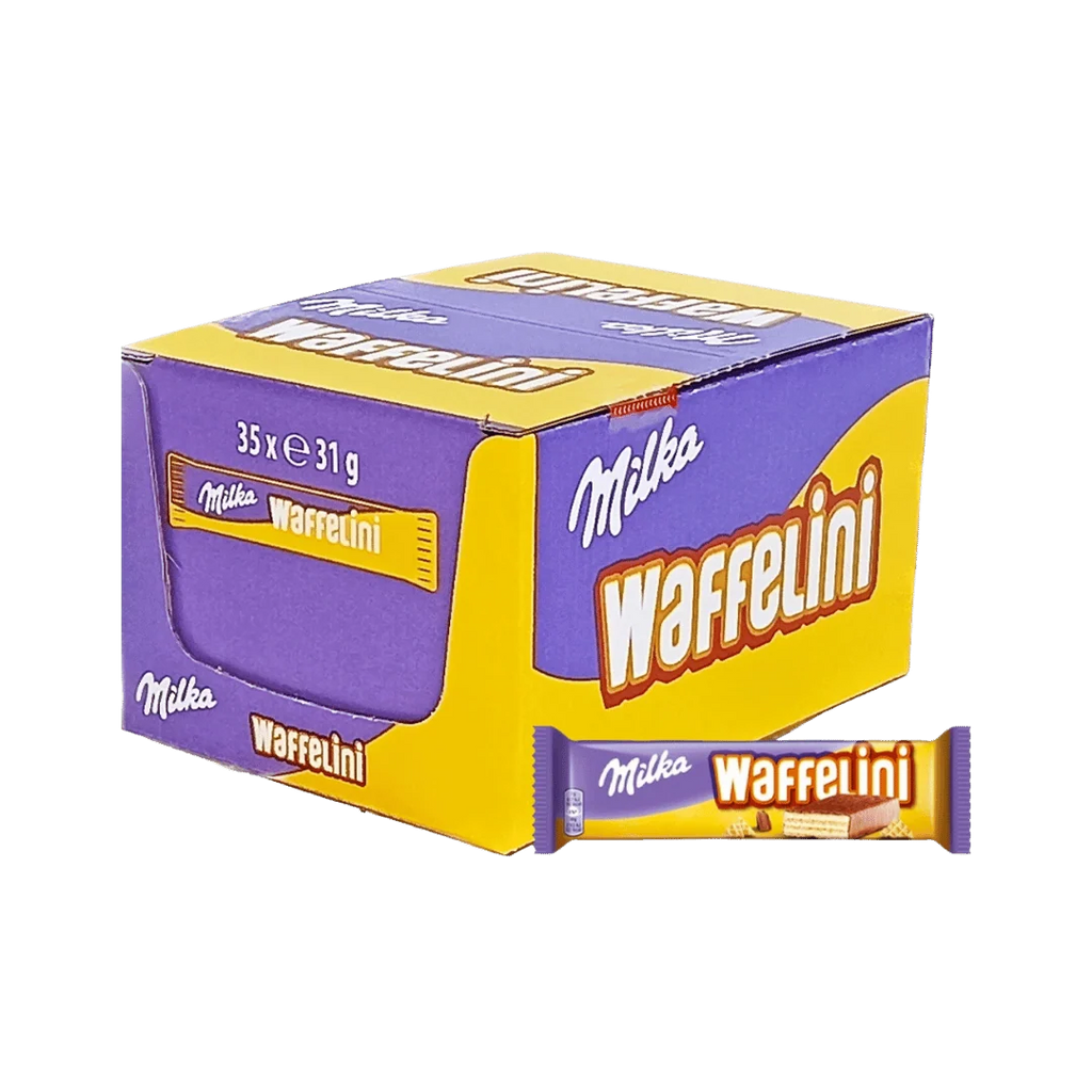 Milka Waffelini Wafers Alpine Milk Chocolate 35 x 31g