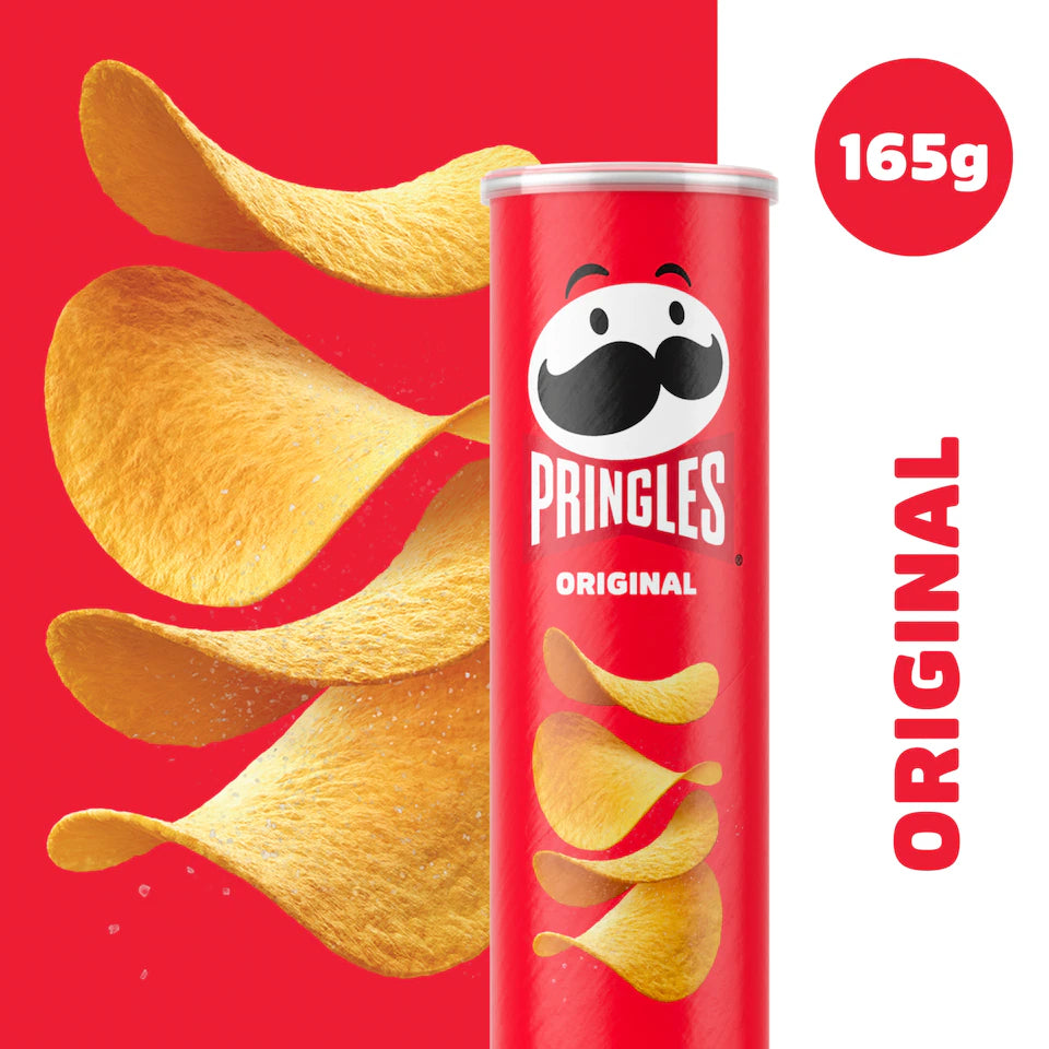 Pringles Original Sharing Crisps 185g (Pack of 6)