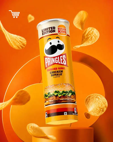 Pringles Burger King Chicken Royale Flavour Sharing Crisps 165gx6Pcs